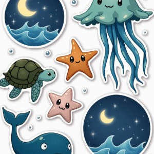 Sea Life  - Sticker Sheet v2